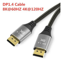 DP2DP1.4-MM-01 - Цифровий кабель DisplayPort, версія 1.4, штекер> штекер, діаметр-6 мм