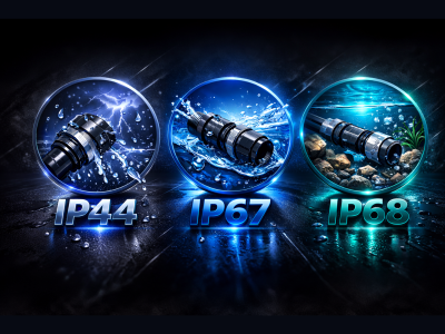 Що означає маркування IP44, IP67 та IP68 для кабельних вводів та роз'ємів
