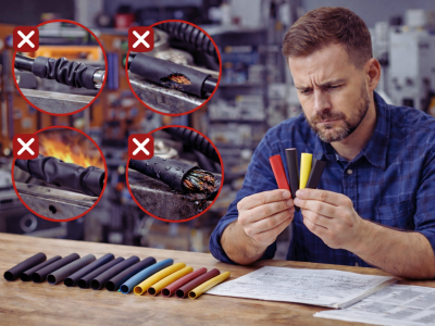 Типові помилки при виборі термозбіжних трубок та їхні наслідки в експлуатації