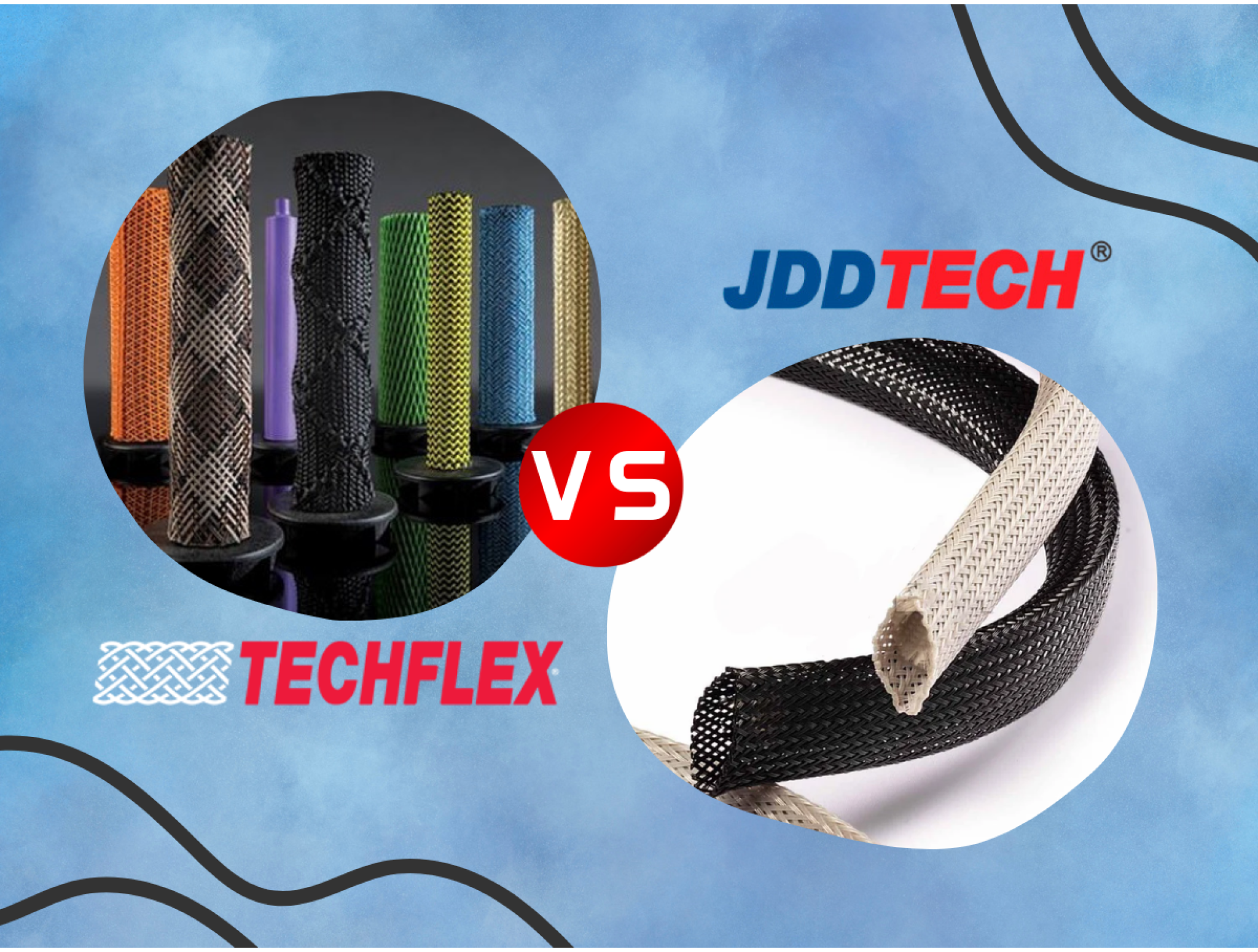 Чим відрізняються кабельні обплетення JDD Tech від Techflex і чи варто переплачувати?