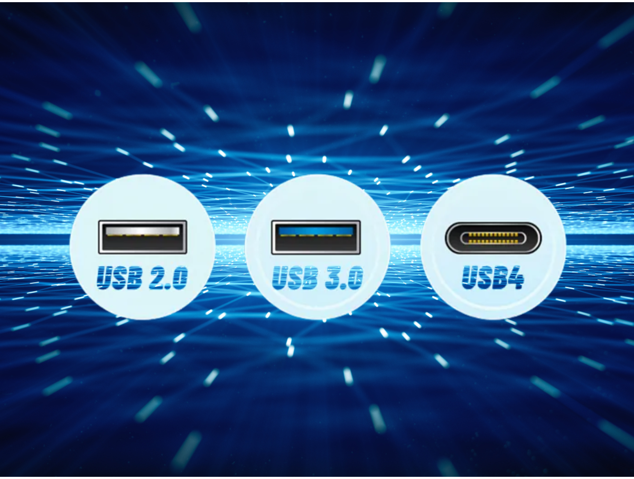 Порівняння USB 2.0, 3.0, 3.1, 3.2 та USB4 за швидкістю, живленням і сумісністю