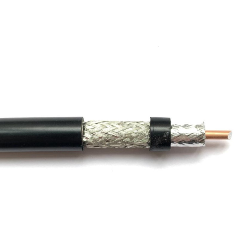 KSR400 - Кабель коаксіальний 50 Ом з низькими втратами, центр. провідник омідь. цільна алюм. жила
