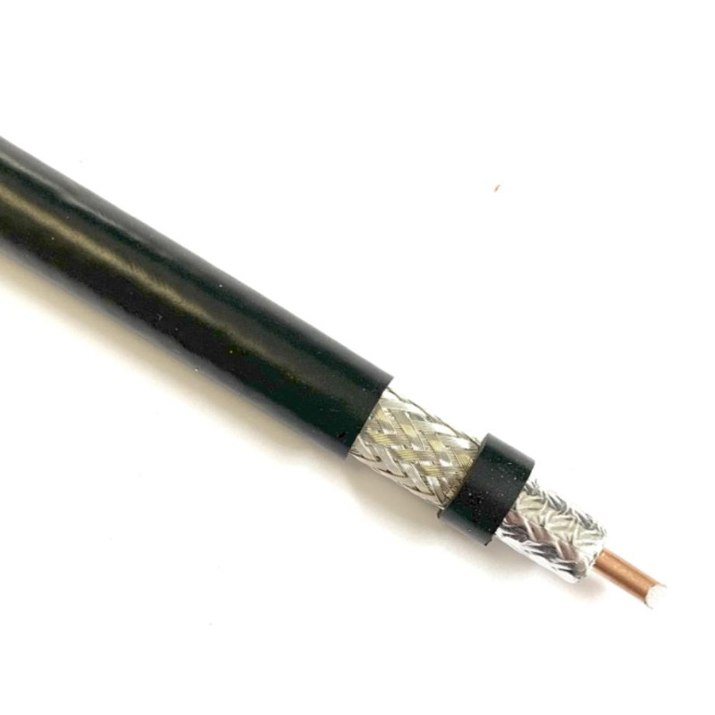 KSR400 - Кабель коаксіальний 50 Ом з низькими втратами, центр. провідник омідь. цільна алюм. жила