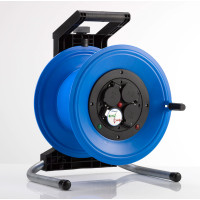 Пластикова котушка для кабелю Professional Plus 320, Ø 320 мм, термозахист з HEDI DiagS, 4 розетки Schuko IP54, порожня, вміщує до 60м гумового кабел, HEDI (артикул K3000TF)