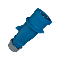 Штекер AM-TOP 16A 7п 9г 230В, IP44, MENNEKES (артикул 741)