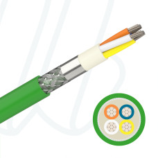 Кабель Profinet C FC PUR 2YH(St)C11Y 02X2XAWG22/18 UL зелений RAL 6018