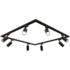 Комплект трекового освещения (люстра) OLEDIM Set-16Q 1x4 черный