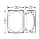 Розподільна коробка KF1010B 180x130x77 мм, IP66/67, з клемником 5х10 мм², чорна RAL 9011 | HENSEL