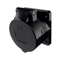 Розетка панельна 32A 3п 6г 230В, IP44 чорна, MENNEKES (артикул 1395ZD)