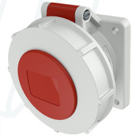 Розетка панельная 32A 5п 6ч 400В, IP67, MENNEKES (артикул 240A)