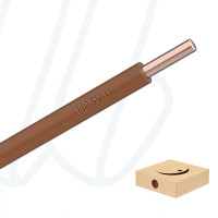 Провід H05V-U 1X0.75 коричневий