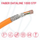 Кабель FABER DATALINE 1000 STP 04X2XAWG23 PIMF FRNC оранжевый (упак.100м)