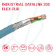 Кабель FABER INDUSTRIAL DATALINE 200 B FLEX PUR SFTP 04X2XAWG26/7 cUL синій