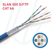 Кабель VOKA-LAN SLAN 500 S/FTP AWG 23/1 FRNC Dca синій RAL 5015