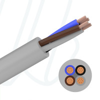 Кабель YSLY-OB 02X1.5 сірий, FABER KABEL (артикул 030639)