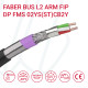 Кабель FABER BUS L2 ARM FIP DP FMS 2YS(ST)CB2Y 01X2X0.64 чорний