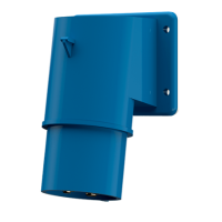 Штекер панельний 16A 4п 9г 230В, IP44, MENNEKES (артикул 372)