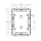 Розподільна коробка DK5000G 355x255x122 мм, IP55/66, без клемника, світло-сіра RAL 7035 | HENSEL