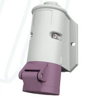 Розетка настінна 16A 3п 20-25В, IP44, MENNEKES (артикул 1832)