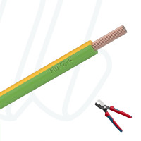 Провід H07Z-K 1X50 жовто-зелений