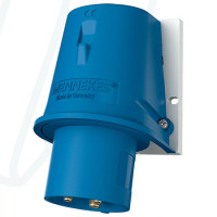 Штекер настінний 32A 3п 6г 230В, IP44, MENNEKES (артикул 802)