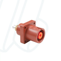 Розетка панельна SPX, 480А, L1, підʼєднання М12, коричневий | POWER SYNTAX (арт. SPX4PS1BRM120000)