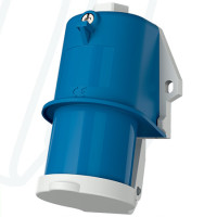 Штекер настінний 16A 3п 6г 230В, IP44, з кришкою, MENNEKES (артикул 847)