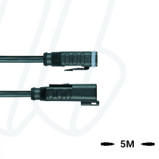 Кабель MA-ET06-2S-5-MA-ET04-2P/S370 ET, гніздо пряме, 2п, штекер прямий, 2п, PUR, 5м, чорний | ESCHA