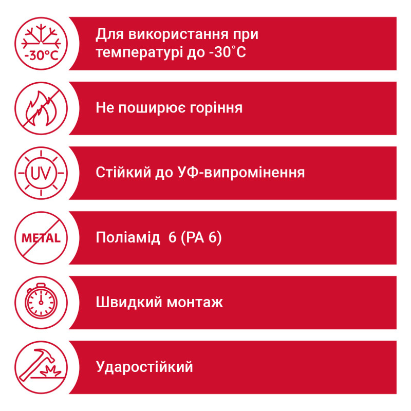 Кабельний ввід з поліаміду PG42 / 25–31 мм / TL=13 мм / чорний RAL 9005