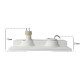 Точечный светильник гипсовый OLEDIM TS6 GYPSUM GU10 IP20