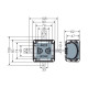 Розподільна коробка KF0202G 93x93x62 мм, IP66/67, з клемником 5х2,5 мм², світло-сіра RAL 7035 | HENSEL