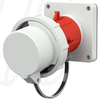 Штекер панельний 16A 7п 6г 400В, IP67, з кришкою, MENNEKES (артикул 3914)