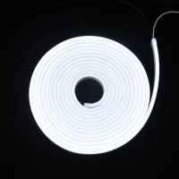 Світлодіодний неон 6x12 IP68 12V White (Білий 6000K)