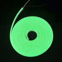 Світлодіодний неон 6x12 IP68 12V Green (Зелений)