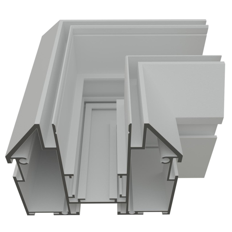 Соединитель угловой для шинопровода натяжного потолка OLEDIM OL421 48V (демпфер) белый