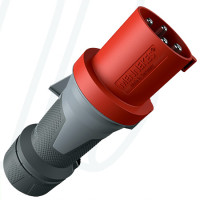 Штекер PowerTOP Xtra R 63A 4п 6г 400В, IP44, MENNEKES (артикул 13106)
