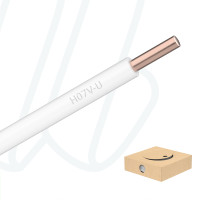 Провід H07V-U 1X1.5 білий