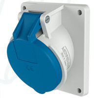 Розетка панельна 32A 3п 6г 230В, IP44 (нахил 20°), MENNEKES (артикул 1492)