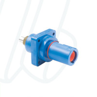 Штекер панельний SPX, 480А, N, підʼєднання М12, синій | POWER SYNTAX (арт. SPX4PDNBLM120000)