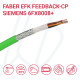 Кабель FABER EFK FEEDBACK CP+ (02X2X0.18) cUL 6FX8008-1BD71 зелений