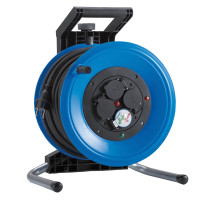 Пластикова котушка з кабелем Professional Plus 320, Ø 320 мм, термозахист з HEDI DiagS, 4 розетки Schuko IP54, 50м кабелю H07RN-F 3х1,5, HEDI (артикул K350N2TF)