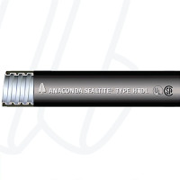 Металевий захисний рукав з гладким ПВХ покриттям ANACONDA SEALTITE HTDL 3/8" чорний (60 м), Ø12,6/17,8 мм