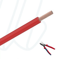 Гибкий монтажный провод H07V-K 16 мм² красный