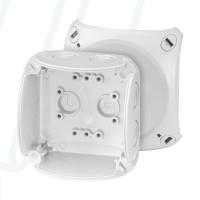 Распределительная коробка KF0200G 93x93x62 мм, IP66/67, без клеммника, светло-серая RAL 7035 | HENSEL