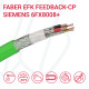 Кабель FABER EFK FEEDBACK CP+ (03X(02X0.14)+02X(0.5)) cUL 6FX8008-1BD31 зелений