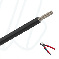 Кабель SOLAR TUV H1Z2Z2-K 1X6 1 кВ чорний