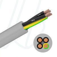 Кабель YSLY-JZ 4X1 серый, FABER KABEL (артикул 030122)