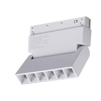 Магнитный трековый светильник поворотный белый OLEDIM OL110 6W 3000k