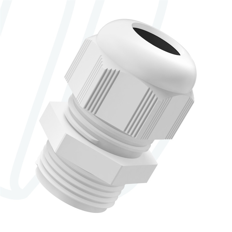 Кабельный ввод из полиамида PG13,5 / 6,0-12,0мм / TL=10,0мм / светло-серый RAL 7035