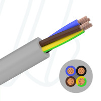 Кабель YSLY-JB 04X0.75 сірий, FABER KABEL (артикул 030616)